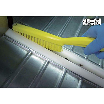 Vikan 13/16 in W Scrub Brush, Stiff, 11 51/64 in L Handle, 5 51/64 in L Brush, White, Plastic 41955-1 Each - color: White