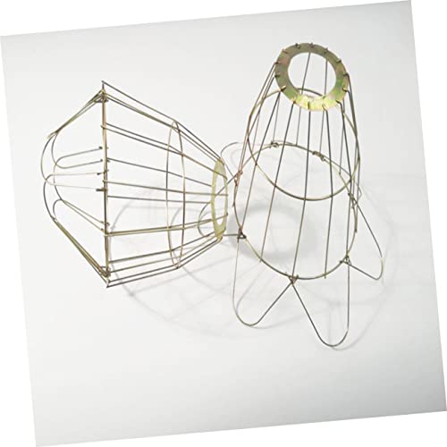 Yardwe 3pcs Wear-Resistant Heating Bulb Cages High-Temperature Resistant Lamp Covers for Reptiles Chickens and Livestock Safe Easy to Install Bulb Shields