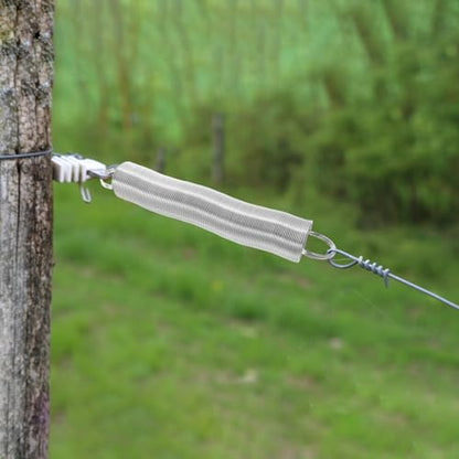 Abaodam Stainless Steel Livestock Fence Spring Electric Fence Gate Handle Replacement Accessory Kit for Farm Electric Fencing