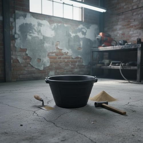 Heavy Duty Bucket Multipurpose Molded Bucket Reusable Rubber Pail for Farm, Garden