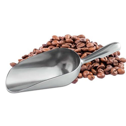 OCS Parts Aluminum 7.5-Inch Food and Ice Scoop | 5-Ounce | Professional Grade Scooper for Ice, Flour, Candy, Sugar, Rice, Popcorn, Coffee, and Beans for Home or Commercial Kitchens - size: 5-Ounce