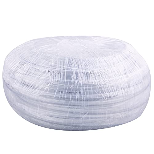 DERNORD PVC Tubing 1/2"ID X 5/8"OD Flexible Clear Vinyl Hose 25 Feet for Food Grade - size: 25 Feet, style: 1/2"ID X 5/8"OD