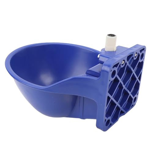 Asixxsix Automatic Water Bowl, Thickened Plastic Large Capacity Livestock Trough, Auto Fill Waterer with Easy Installation for Cows Horses Sheep Dogs