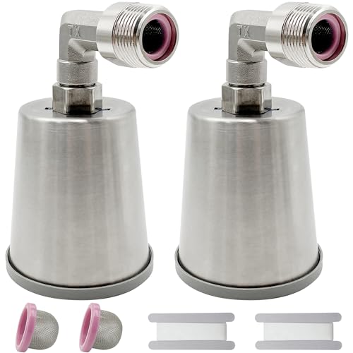2 PCS 304 Steel Water Float Valve, Water Level Control Water Tank Traditional Float Valve Upgrade (1/2 inch Side Inlet) - color: 1/2 inch Side Inlet