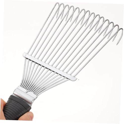 2Pcs Bull Hair Brush Ergonomic Livestock Grooming Rake for Shedding Comfortable Grip Multi Fabric Use for Cashmere and Care and Cattle