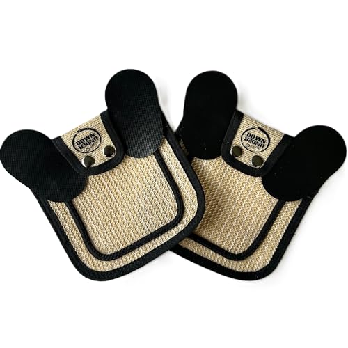 DOWN UNDER OUTDOORS 2 Pack Small Chicken Saddles for Bantams and Young Birds, Includes Shoulder Covers (Sand Mesh)… - color: Sand Mesh