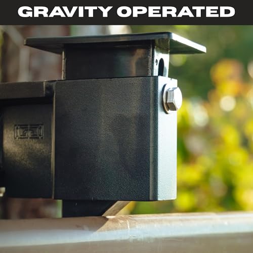 Heavy Duty, Self-Latching, Gravity Based Gate Stopper/Latch Made to Prevent Gate Rebound on Tube & Cattle Gates | Keeps Gates Open | Prevent Wind or Gravity from Closing Your Gate