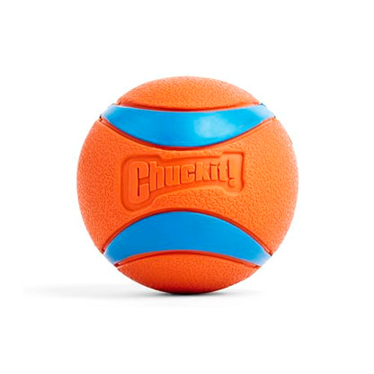 Chuckit! Ultra Ball Dog Toy - Size XXL - For Dogs 100+ lbs - Made from Durable Rubber - Super Bouncy - Floats in Water - 4-inch Diameter - Pack of 1 - color: Ultra, size: XXL