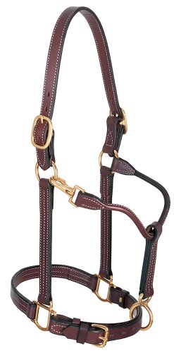 Weaver Leather - color: Mahogany, size: Large Horse/Stallion, style: 1" Thickness