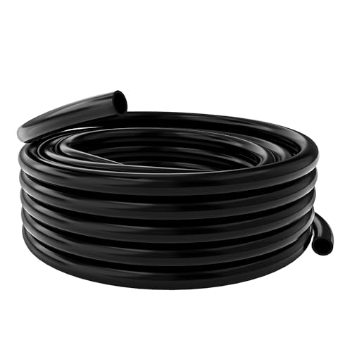 Alpine Corporation 100' PVC Tubing with 1/2" Inside Diameter for Ponds and Fountains, Black - size: 1/2" I.D. x 5/8" O.D.