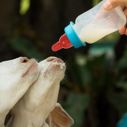 BESPORTBLE 6pcs Soft Rubber Goat Nursing Nipples for Small Animal Feeding, Lamb and Piglet Milk Drink Pacifiers, Small Size Livestock Feeding Supplies for Farm Use