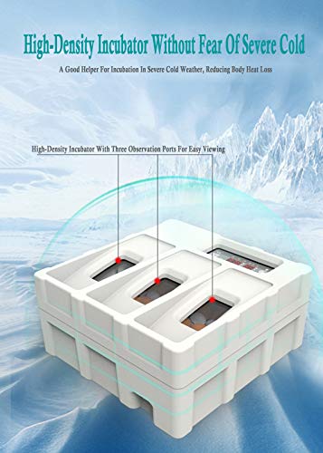 Egg Incubator with Automatic Egg Turning and Humidity Control, Incubator Small, Poultry Hatcher with Digital Display for Chickens Ducks Goose Others, Built-in Egg Candler - color: 30 Eggs Single Power Supply
