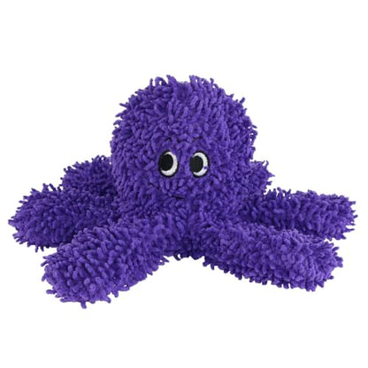 MIGHTY® 2 Pack Microfiber Medium Octopus Dog Toys | Ultra Durable Plush Toy with Multiple Layers & Reinforced Seams , Washable and Floats , Mighty® Construction - color: 2PK Purple Octopus