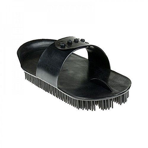 Horze Plastic Curry Comb - Black - One Size - color: Black