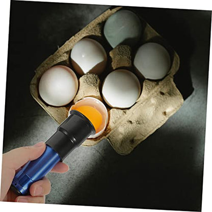 Handheld Egg Candler for Chicken and Duck Eggs Light Rechargeable Flashlight for Poultry Incubation