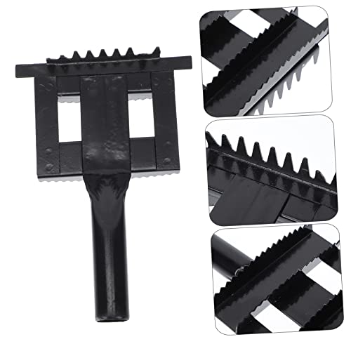 Healifty Heavy Duty Livestock Hair Brush with Smooth Handle Cattle Sheep Mud and Shedding Hair Removal Booster Comfortable Grip Cleaning Tool