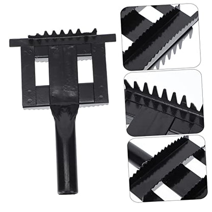 Healifty Heavy Duty Livestock Hair Brush with Smooth Handle Cattle Sheep Mud and Shedding Hair Removal Booster Comfortable Grip Cleaning Tool