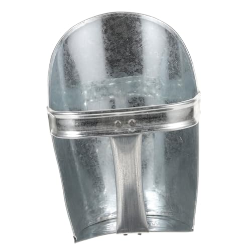 POPETPOP Stainless Steel Feed Scoop for Livestock Large Heavy Duty Food Shovel Ergonomic Handle for Farm Use Poultry and Animal Feeding