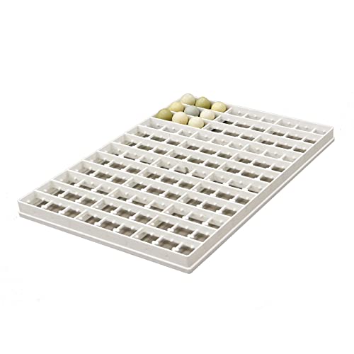 Hatching Time Egg Setter Tray (108 Pheasant Eggs), Good Fit, Durable, Washable, Easy to Clean, Cimuka, Fits Incubators, ABS Plastic - style: 108 Egg Setter Tray - Pheasant
