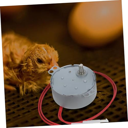 DECHOUS Automatic Egg Turner Motor for 110V Incubator Small Motor Accessory for Hatching Chicken Duck and Quail Eggs Efficient Rotator for Poultry Incubation