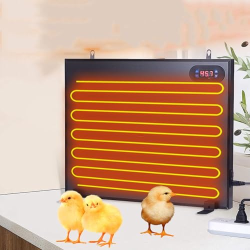 200W Double Sided Chicken Coop Heater, Electric Brooder Heating Plate, with Digital Display, Adjustable Temperature, for Chicks, Cat, Dog, Rabbit