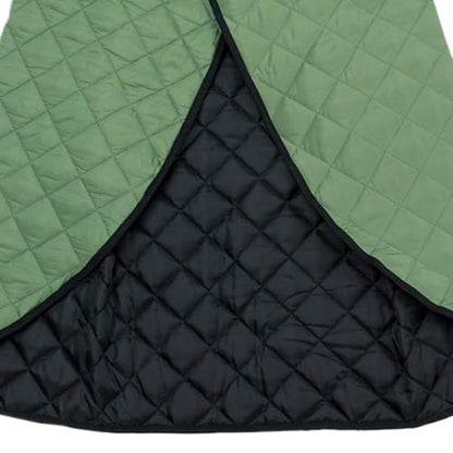 Chair Blankets for Adults - Waterproof Windproof Wearable Apron Blanket, Motorcycle Scooter Riding Leg Cover with Pocket for - color: Army Green