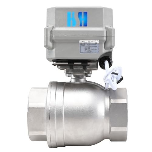 2" DN50 NPT 2 Way 12VDC 9-24VAC/DC Stainless Steel Normally Closed Electrical On/Off Motorized Ball Valve