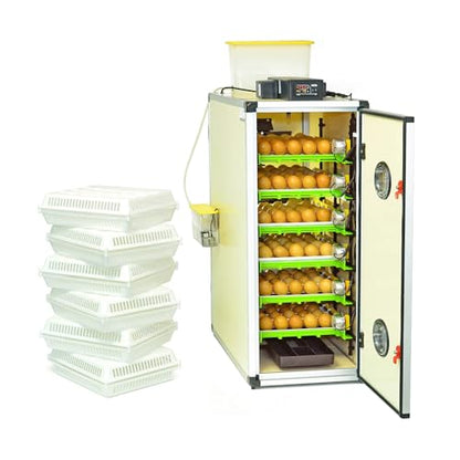 240-Egg Incubator Kit (180 Setter + 60 Hatcher) with Automatic Turner & Digital Control – Quail, Chicken, Duck, Goose & More – by Hatching Time - size: 240 Eggs (180 Setter + 60 Hatcher)