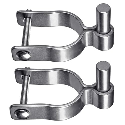 Insaga 304 Stainless Steel Chain Link Fence Gate Hinge, Heavy Duty Gate Hinges, 1-5/8'' Male Post Gate Hinges fit 1-5/8'' Outer Diameter Post/Pipe, 2pcs - color: Male-1-5/8''-2pcs