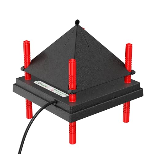 Chick Brooder Heating Plate with Anti Stand Cone, Adjustable Height Brooder Heater for Chicks, Downward Heat Distribution for Outdoor Barns & Coops (10" x 10" Black) - size: 10" x 10"