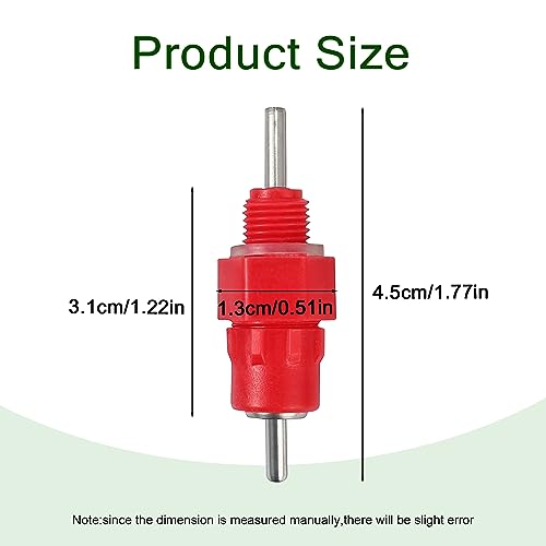 Chicken Waterer Nipples Automatic Poultry Watering Nipples Chicken Drinkers (dht, 10pcs)