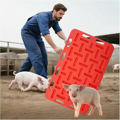 Hogs Sorting Panel Livestock, Lightweight Animal Guide Panel Can Horizontal Vertical Use, Livestock Sorting Board with Smooth Edges, Improve Work Efficiency,N - size: LxHxT - 77 x 47 x 3.3 cm