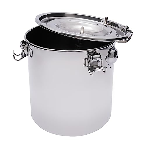 5L Goat Milking Machine, Goat Electric Milking Machine Pulsation Vacuum Electric Milker Portable Livestock Milking Machine with Stainless Steel Milk Bucket and 2 Teat Cups for Goat