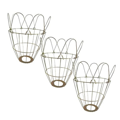 Mikikit 3Pcs Waterproof Heating Bulb Cages Heat-Resistant Lamp Covers for Chickens and Reptiles Sturdy Wear-Resistant Light Bulb Covers Household Supply