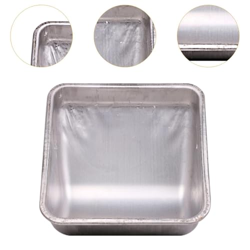 Pig Trough Stainless Steel Sow Feeder Fodder Tray Heavy Duty Pig Waterer Bucket Pet Poultry Pig Feeding Bowl Pig Feeder Bowl, Thickened