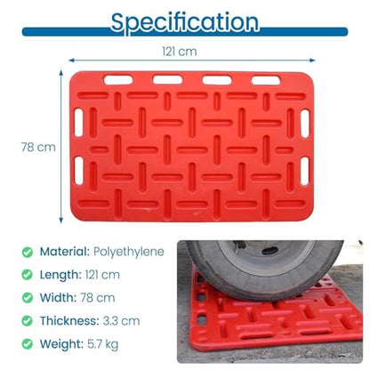 Portable Pig Sorting Panels, 30/38/48 Inch Long Lightweight Livestock Sorting Panel for Farms & Ranches, One-Piece Molding Safety Hog Panels Easy to Hold & Carry(121 x 78 cm) - size: 121 x 78 cm