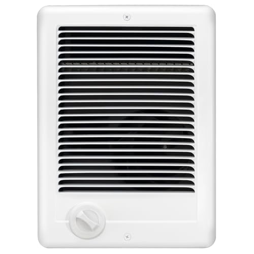 CSC152TW Electric Wall Heater Complete Unit With Thermostat, 5120 BTU, 240 Volt, 1500 Watt (Model: CSC152TW, Part: 67506) - size: 152