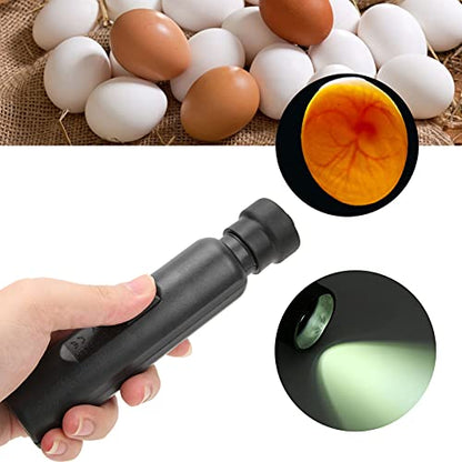 Egg Candler Tester, Bright Cool LED Light Candling Lamp Rechargeable Egg Monitoring Tester with Extension Line for Monitoring Eggs Development (Egg Lighter US Standard) - size: Egg lighter US standard