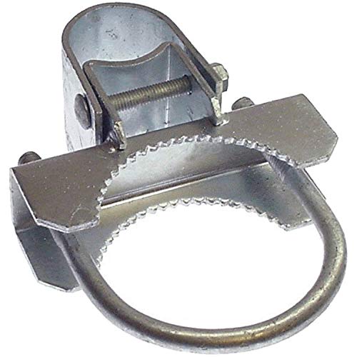 Chain Link Fence Bull Dog Commercial Duty Gate Hinge-for 3-1/2" Outside Diameter Gate Post/Pipe & 1-5/8" Thru 1-7/8" Gate Frames-Galvanized Chain Link Post Gate Hinge -Includes Nuts/Bolts (Each) - size: 3-1/2" Post - 1-5/8 & 1-7/8" Gate Frames