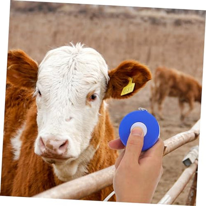 Professional Animal Weight Tape Measure for Pigs Cattle Goats Multi Use Livestock Body Measuring Tool with Clear Scales Portable and Easy to Read for Farm Use