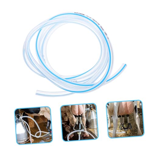 Toddmomy Milking Machine Accessories Pvc Milk Tube Replacement Hose for Dairy Farm Single Pulsation Design
