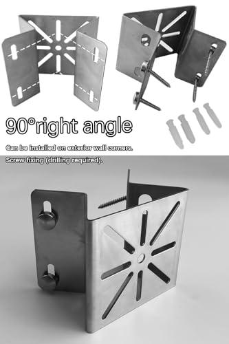 Stainless Steel Surveillance Camera Mounting Bracket, Pole Bracket, Camera Housing Bracket, No Drilling Required, Adjustable, Easy Installation, Surveillance Camera, Cylindrical Bracket (201-1) - color: 201-1