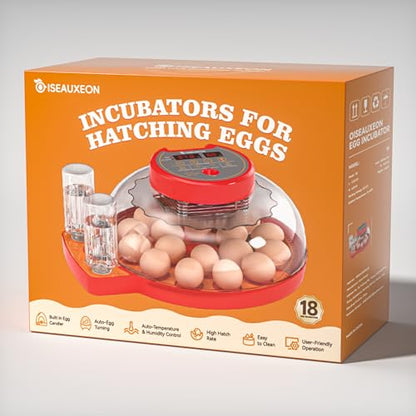 18-24 Incubators for Hatching Eggs with Automatic Egg Turning and Humidity Control Automatic Water Refill,Egg Candler Nature Right 360 Incubator Duck Quail Chick Turkey Hatching Incubator - size: 18