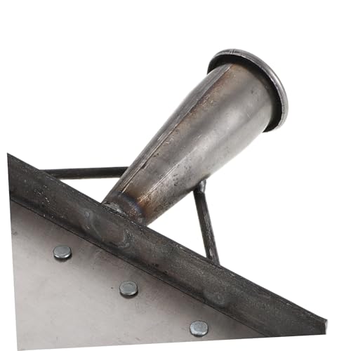 DOITOOL Manganese Steel Animal Dung Shovel 32cm for Farm Cleaning, Heavy Duty Multi-Function Scraper for Barn Manure Removal and Floor Cleaning