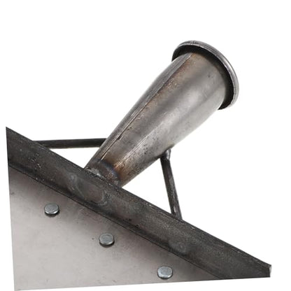 DOITOOL Manganese Steel Animal Dung Shovel 32cm for Farm Cleaning, Heavy Duty Multi-Function Scraper for Barn Manure Removal and Floor Cleaning