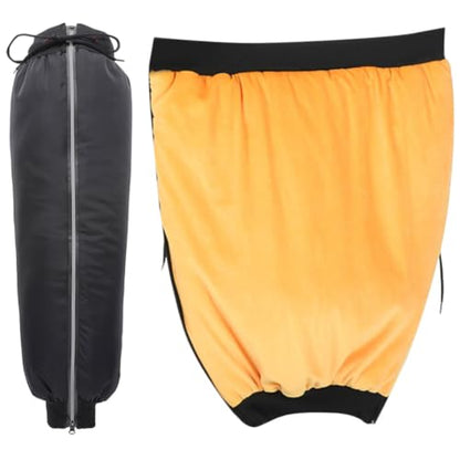 1 Pair Hiking Leg Gaiters with Reflective Visibility, Windproof Pu Material and Lint Lining, for Outdoor Hiking and Nighttime Riding