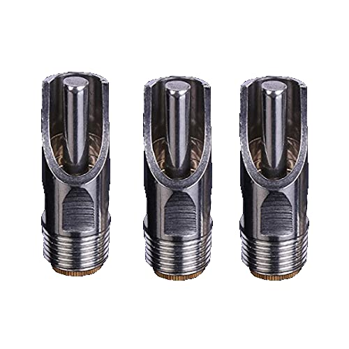 MESINURS Automatic Pig Watering Drinker - Stainless Steel Nipple Feeder System for Piglet, Growers, Sows, 5Pcs