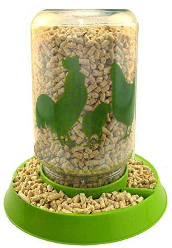 Lixit® Feeder or Waterer for Chickens and Other Wildlife - Made in USA (4 Quart - Pack of 2) - size: 128 oz (Pack of 2)