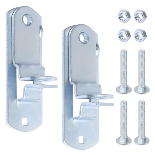 Cargo Trailer Door Latch Trailer Latches Ramp Locking Hasp Enclosed Trailer Door Latch Cam Lock Latch Keeper (‎ Trailer Door Hasp 2 Pack Comes with Screws 4 - Nuts 4 ）