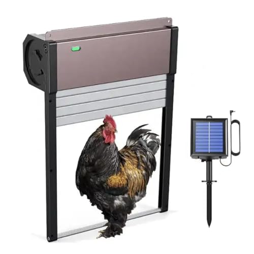 Drip Depot Solar Automatic Chicken Coop Door Opener with Timer & Light Sensor